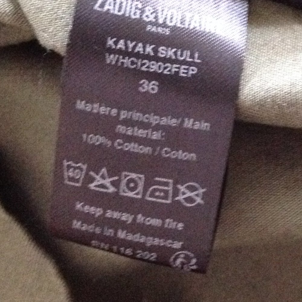 Zadig & Voltaire Kayak Skull Military Jacket - Picture 11 of 15